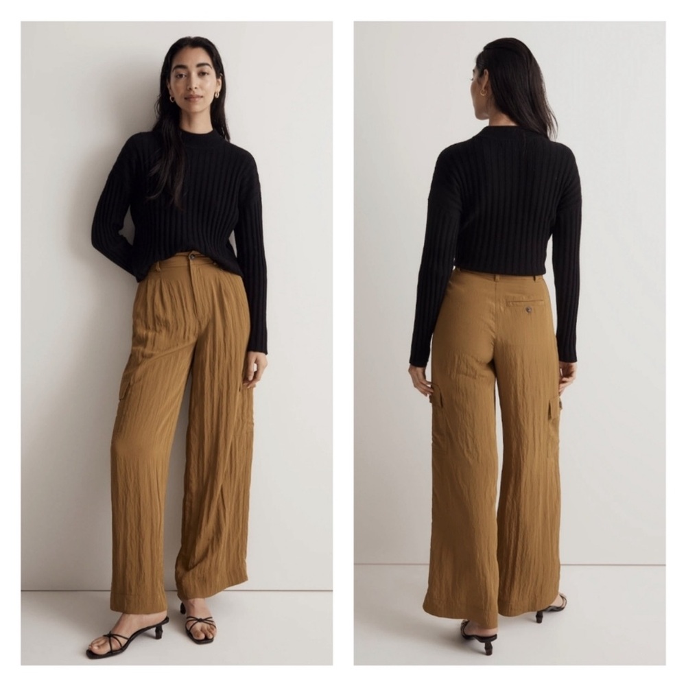 Madewell Harlow Wide Leg Cargo Pant- NWT